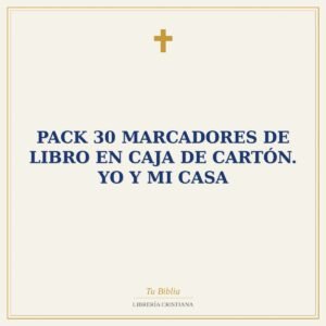 Pack 30 marcadores de libro en caja de cartón. Yo y mi casa