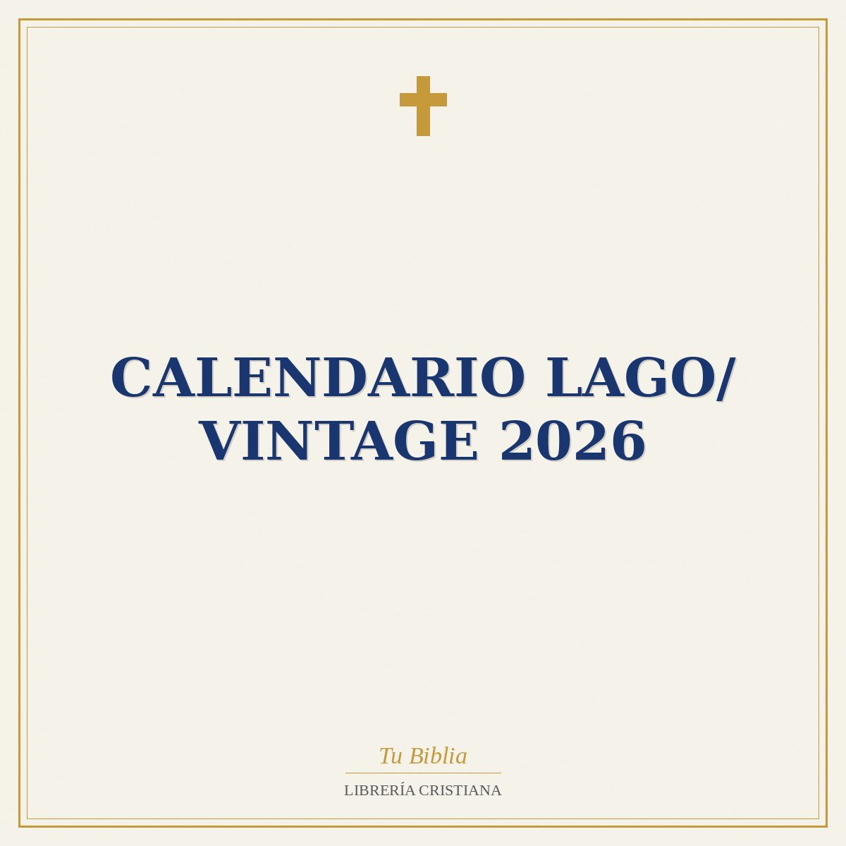 Calendario Lago/ Vintage 2026 1 Calendario Lago/ Vintage 2026