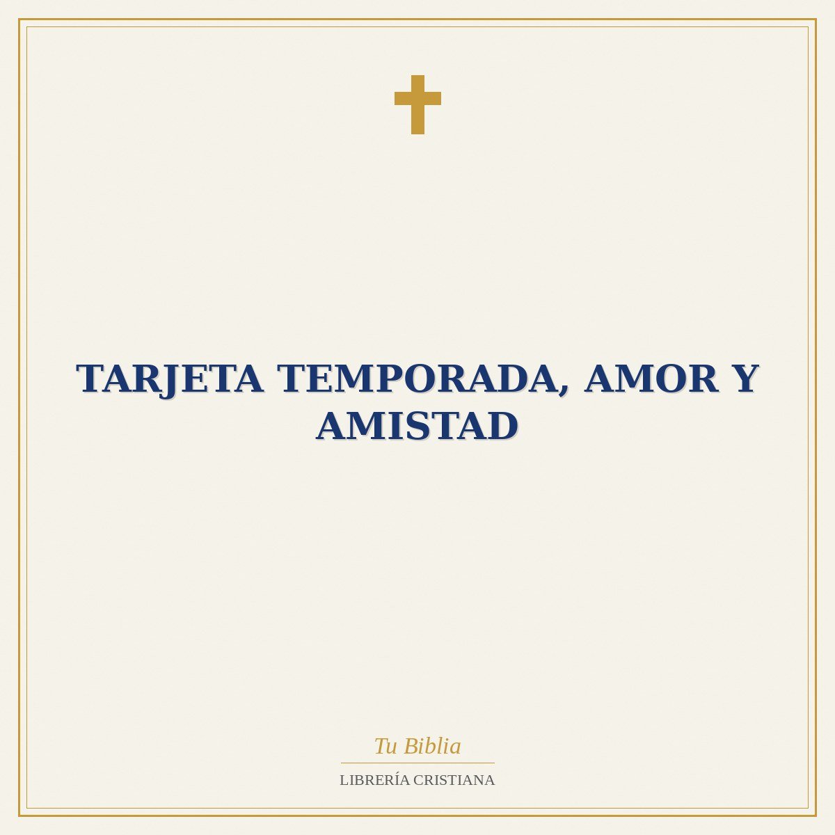 Tarjeta Temporada, Amor Y Amistad 1 Tarjeta Temporada, Amor Y Amistad