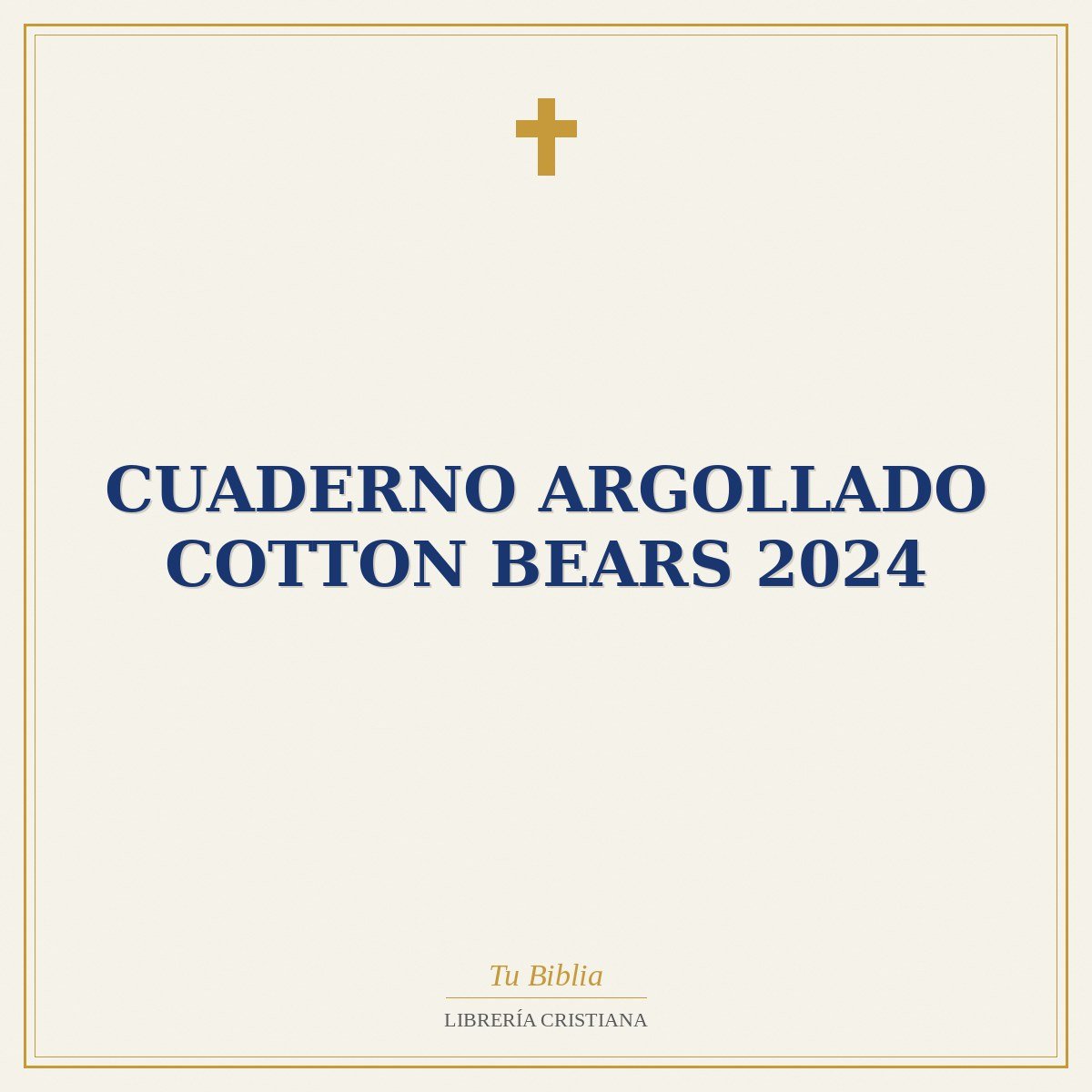 Cuaderno Argollado Cotton Bears 2024 1 Cuaderno Argollado Cotton Bears 2024