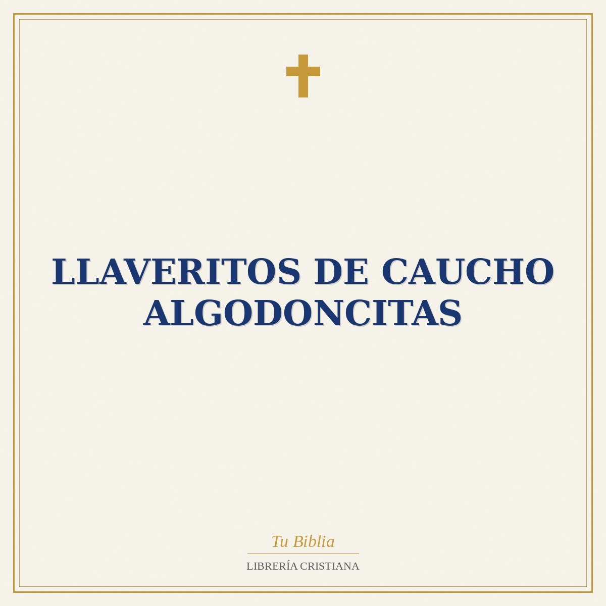 Llaveritos de caucho algodoncitas 1 Llaveritos de caucho algodoncitas