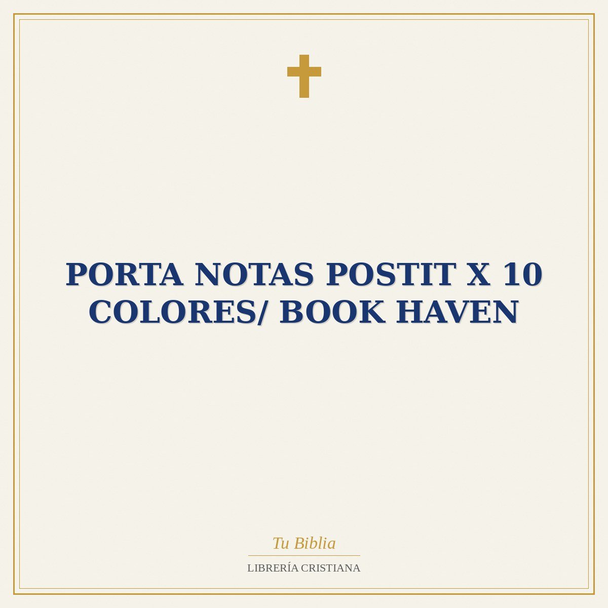 Porta Notas Postit x 10 Colores/ Book Haven 1 Porta Notas Postit x 10 Colores/ Book Haven