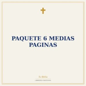 PAQUETE 6 MEDIAS PAGINAS