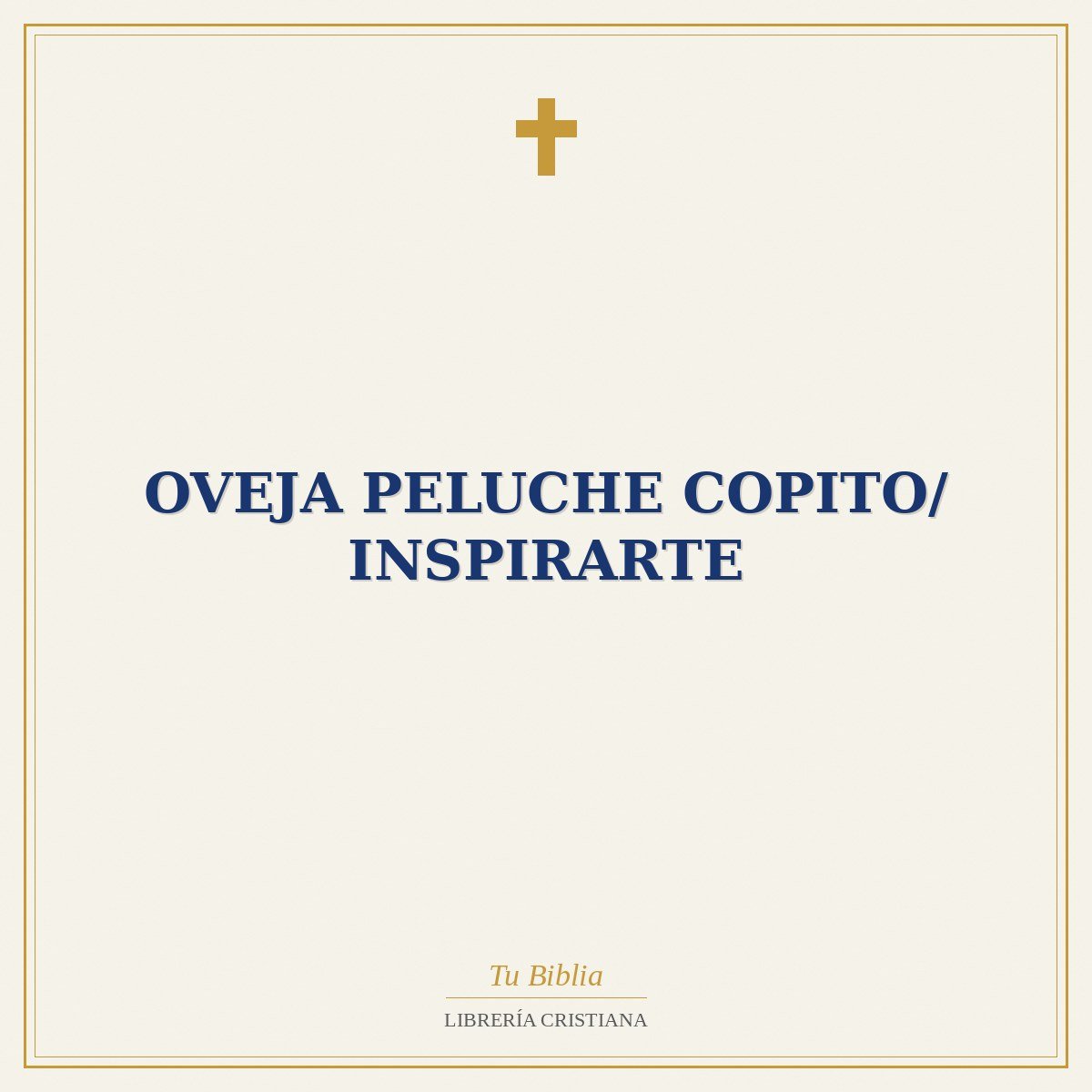 Oveja Peluche Copito/ InspirArte 1 Oveja Peluche Copito/ InspirArte