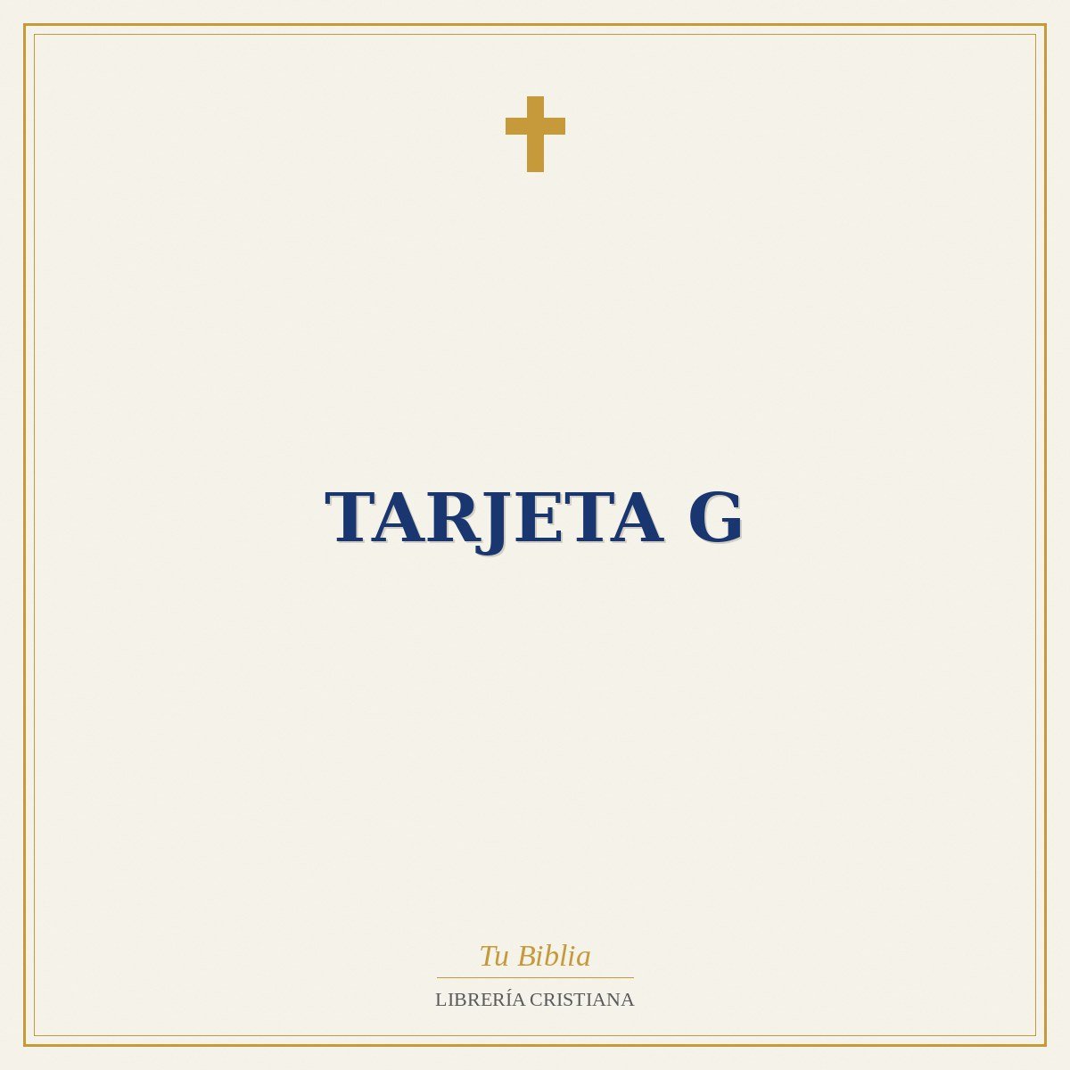 Tarjeta G 1 Tarjeta G