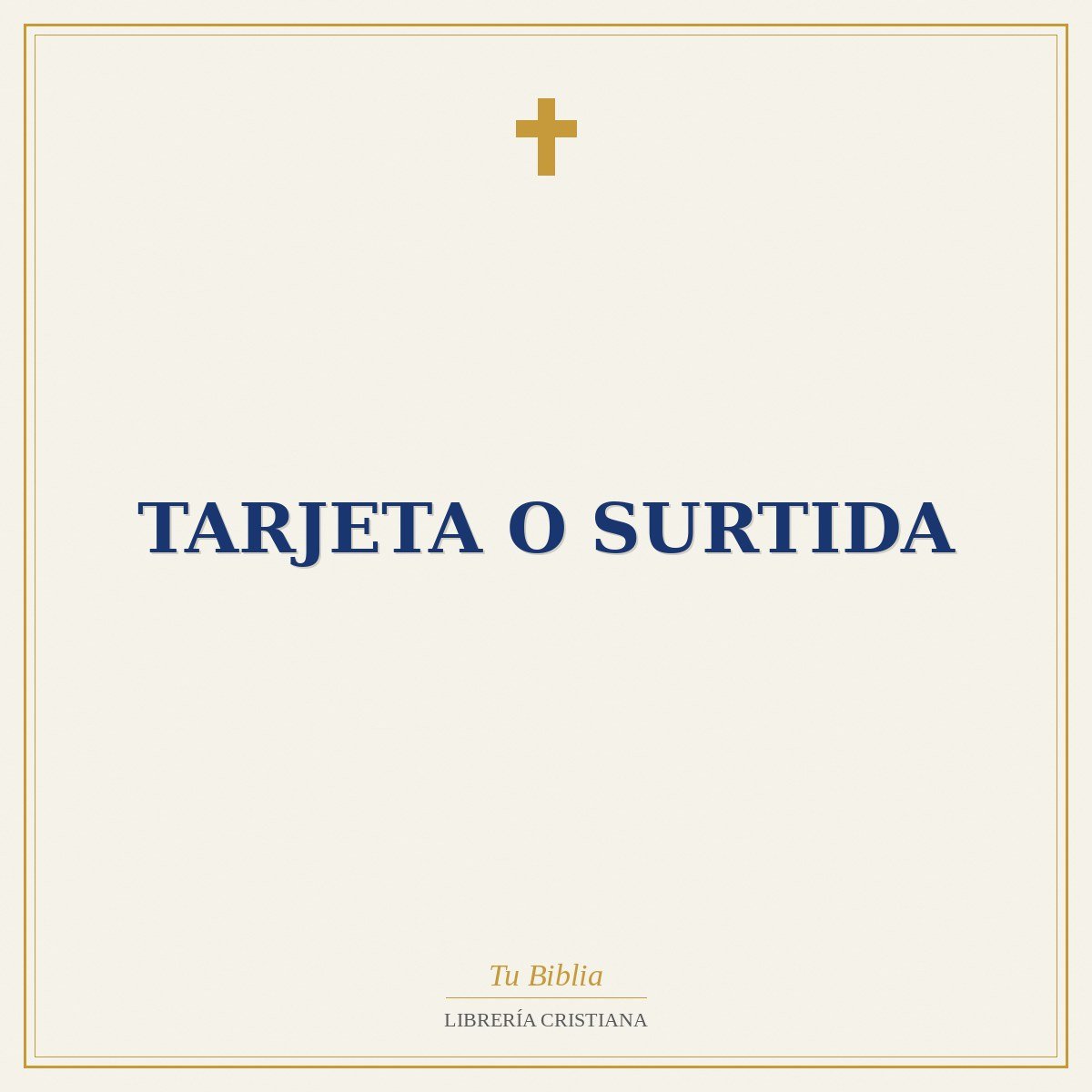Tarjeta O Surtida 1 Tarjeta O Surtida