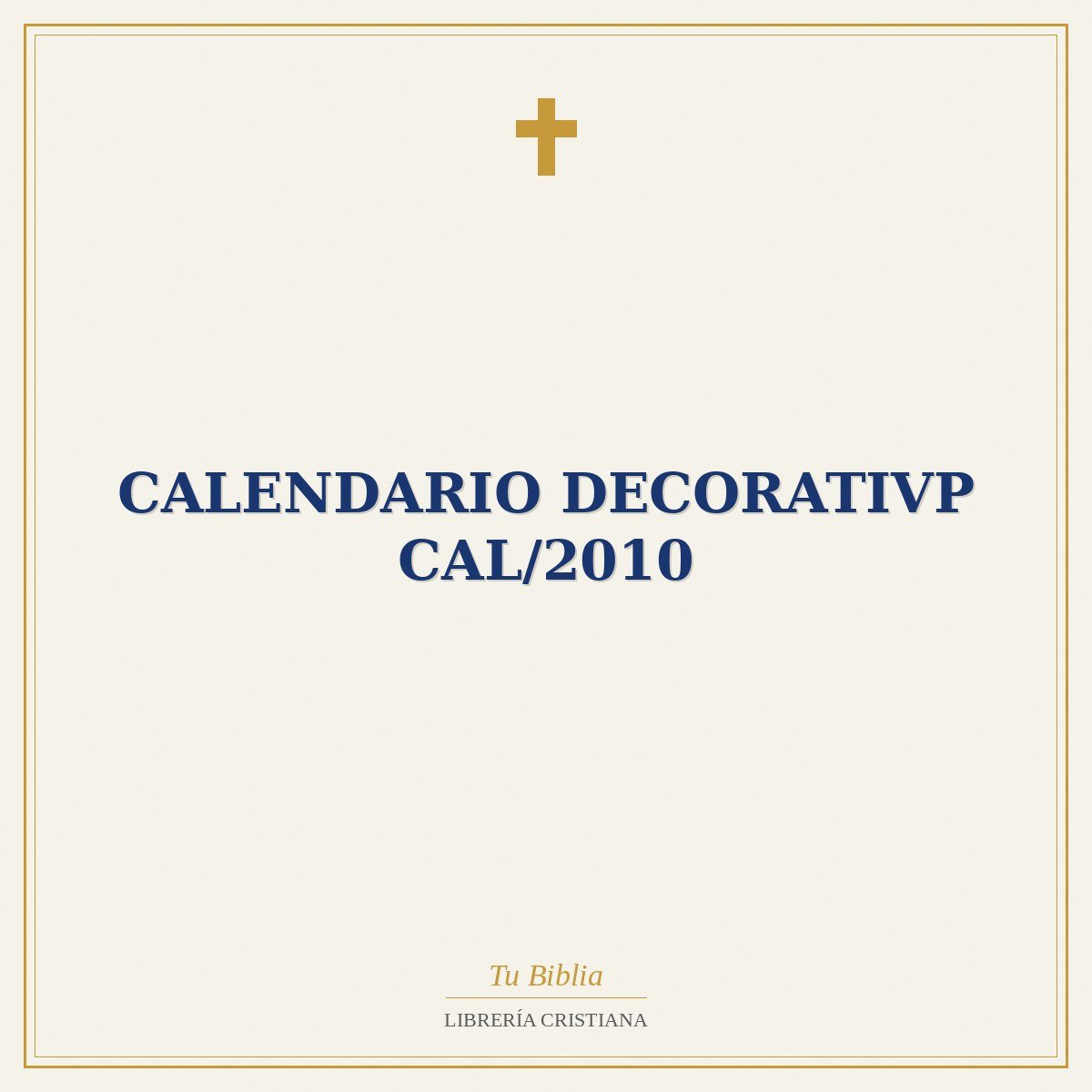 Calendario Decorativp CAL/2010 1 Calendario Decorativp CAL/2010