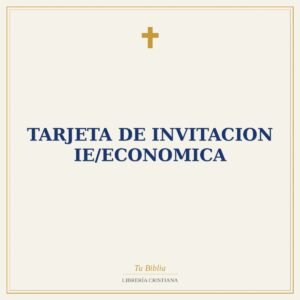 Tarjeta De Invitacion IE/Economica