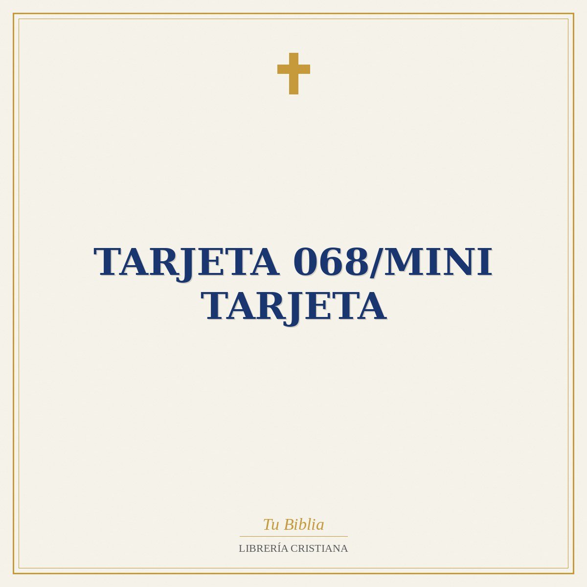 Tarjeta 068/Mini Tarjeta 1 Tarjeta 068/Mini Tarjeta
