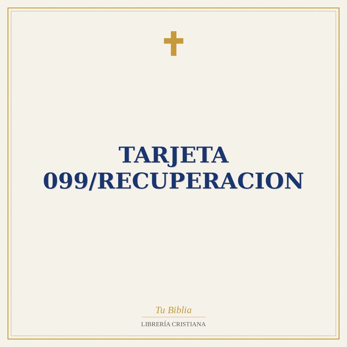 Tarjeta 099/Recuperacion 1 Tarjeta 099/Recuperacion
