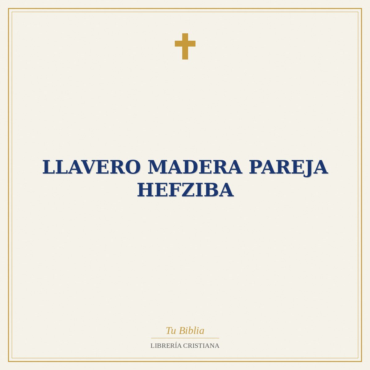 Llavero Madera Pareja Hefziba 1 Llavero Madera Pareja Hefziba