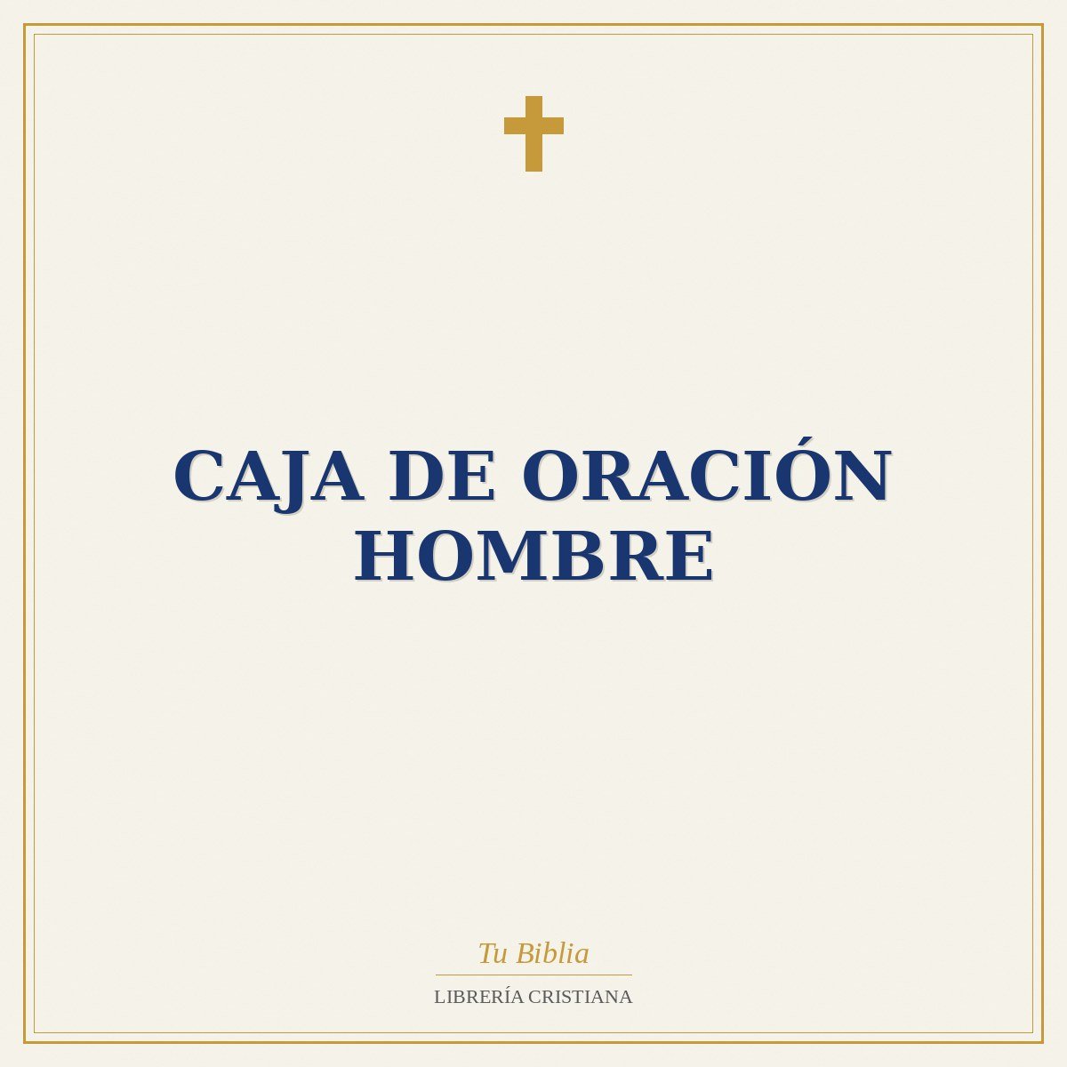 Caja de Oración Hombre 1 Caja de Oración Hombre