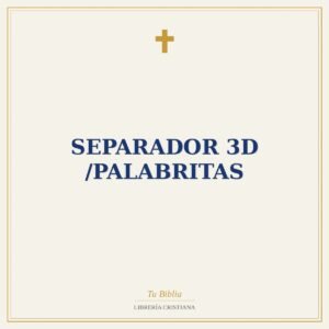 Separador 3D /Palabritas