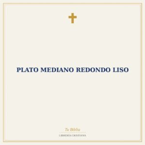 Plato Mediano Redondo Liso
