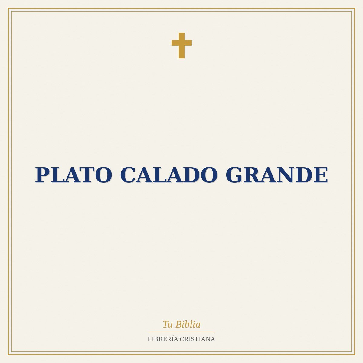 Plato Calado Grande 1 Plato Calado Grande