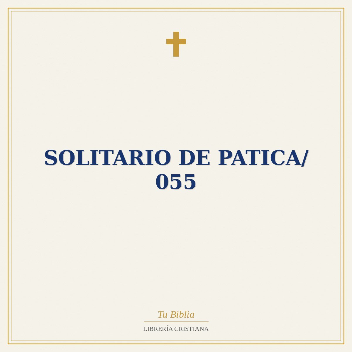 Solitario De Patica/ 055 1 Solitario De Patica/ 055