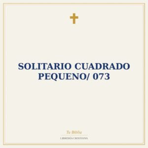 Solitario Cuadrado Pequeno/ 073