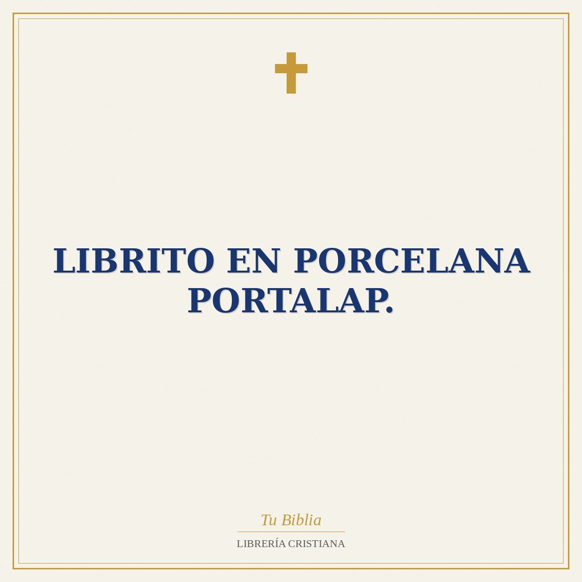 Librito En Porcelana Portalap. 1 Librito En Porcelana Portalap.