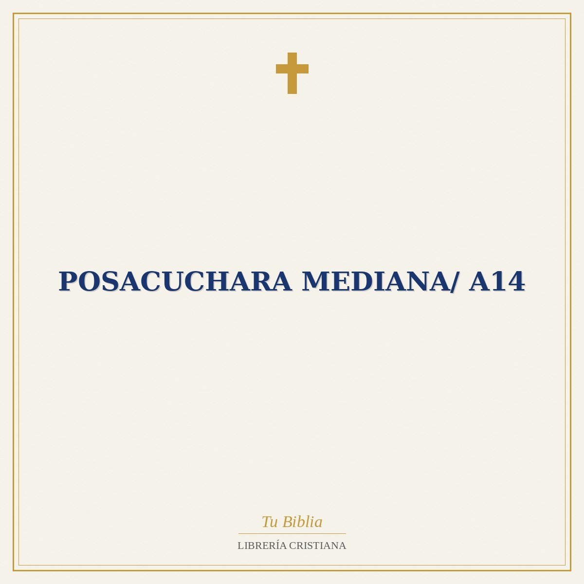 Posacuchara Mediana/ A14 1 Posacuchara Mediana/ A14