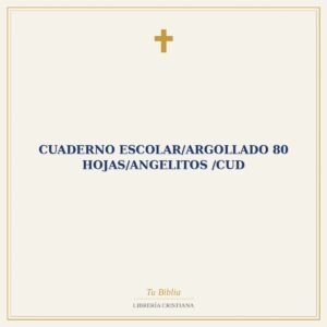 Cuaderno Escolar/Argollado 80 Hojas/Angelitos /CUD