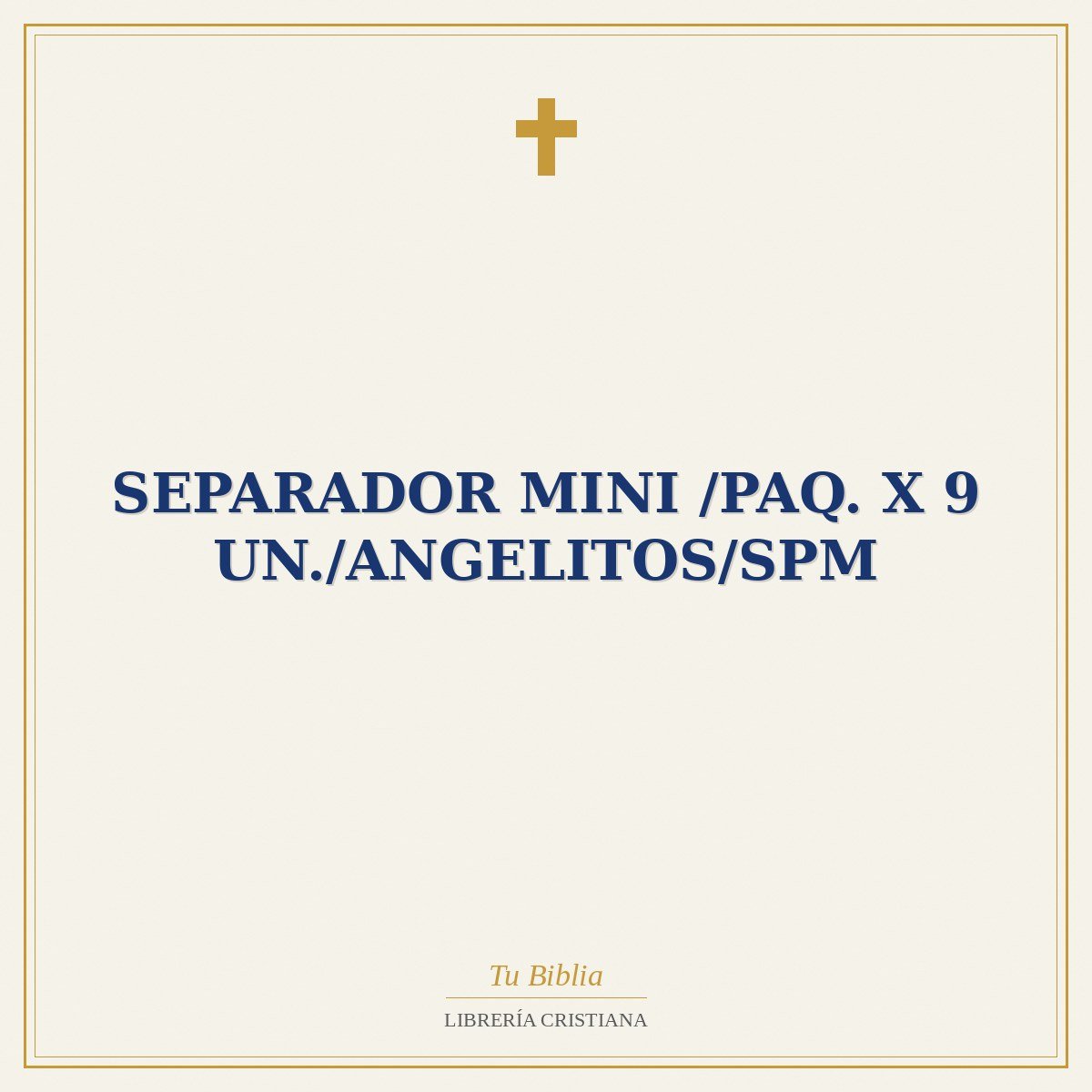 Separador Mini /Paq. X 9 Un./Angelitos/SPM 1 Separador Mini /Paq. X 9 Un./Angelitos/SPM