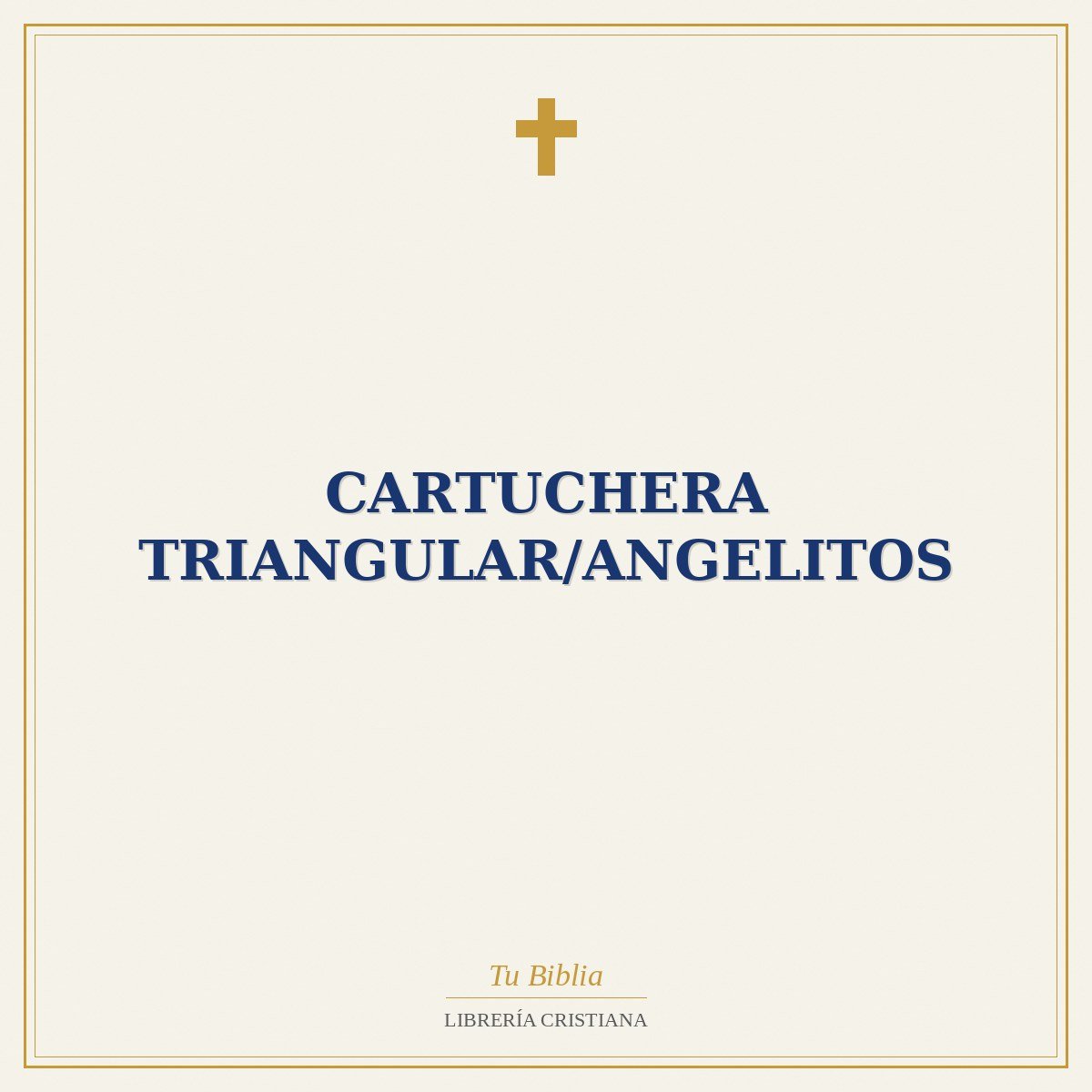 Cartuchera Triangular/Angelitos 1 Cartuchera Triangular/Angelitos