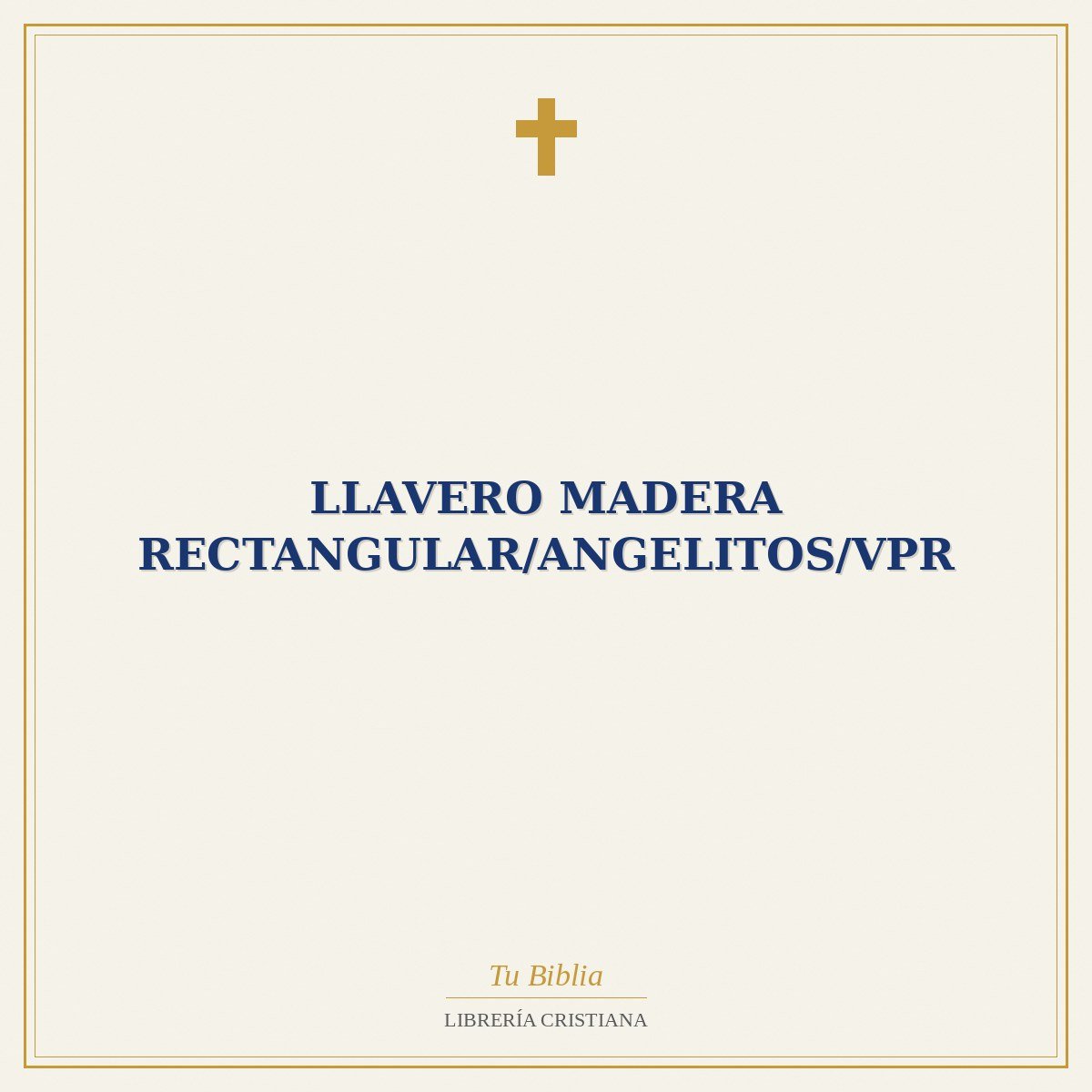 Llavero Madera Rectangular/Angelitos/VPR 1 Llavero Madera Rectangular/Angelitos/VPR