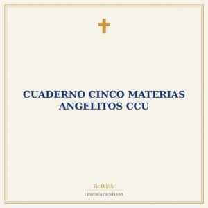 Cuaderno Cinco Materias Angelitos CCU
