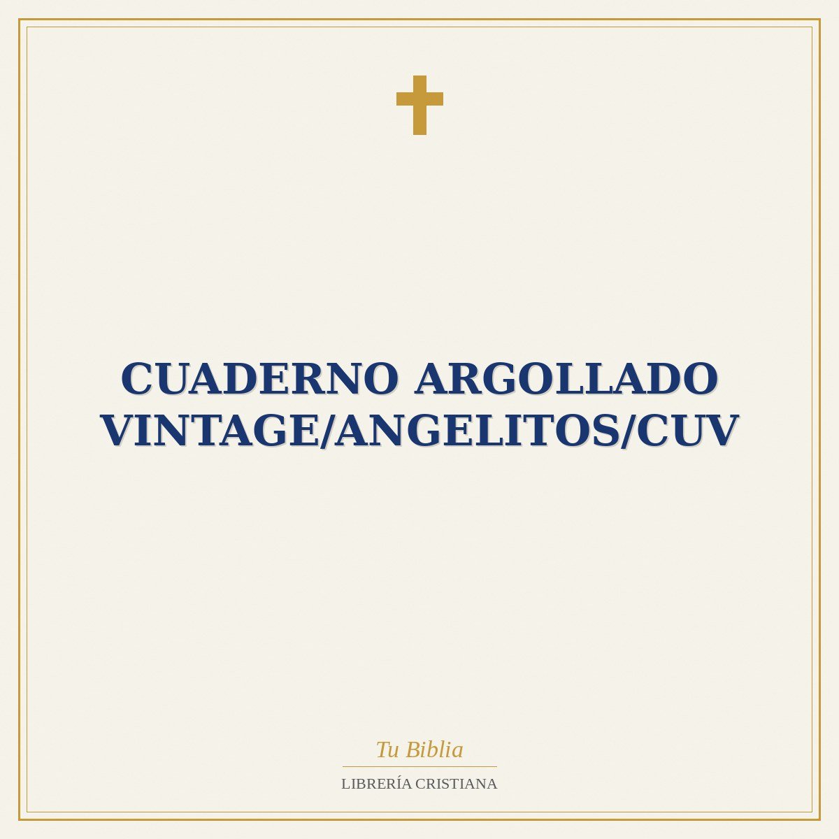 Cuaderno Argollado Vintage/Angelitos/CUV 1 Cuaderno Argollado Vintage/Angelitos/CUV
