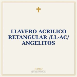 Llavero Acrilico Retangular /LL-AC/ Angelitos