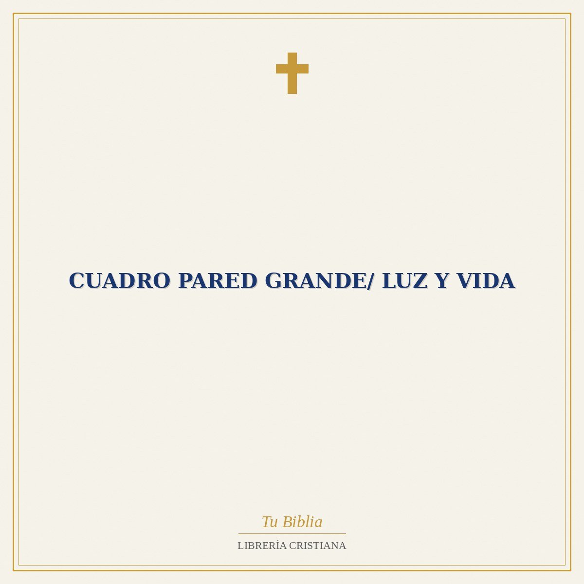 Cuadro Pared Grande/ Luz Y Vida 1 Cuadro Pared Grande/ Luz Y Vida