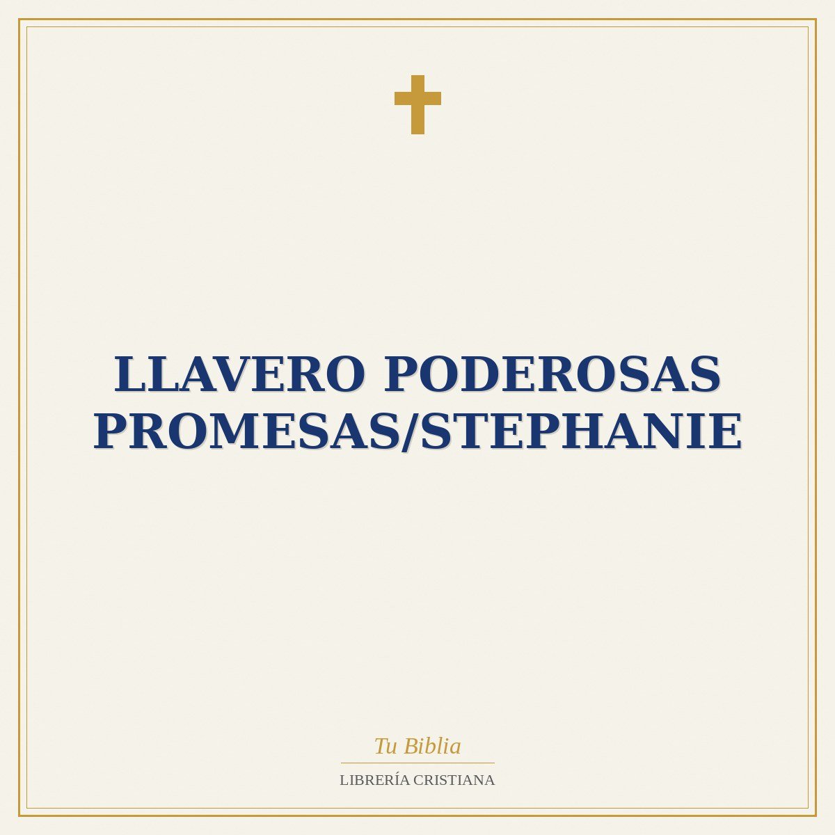 Llavero Poderosas Promesas/Stephanie 1 Llavero Poderosas Promesas/Stephanie