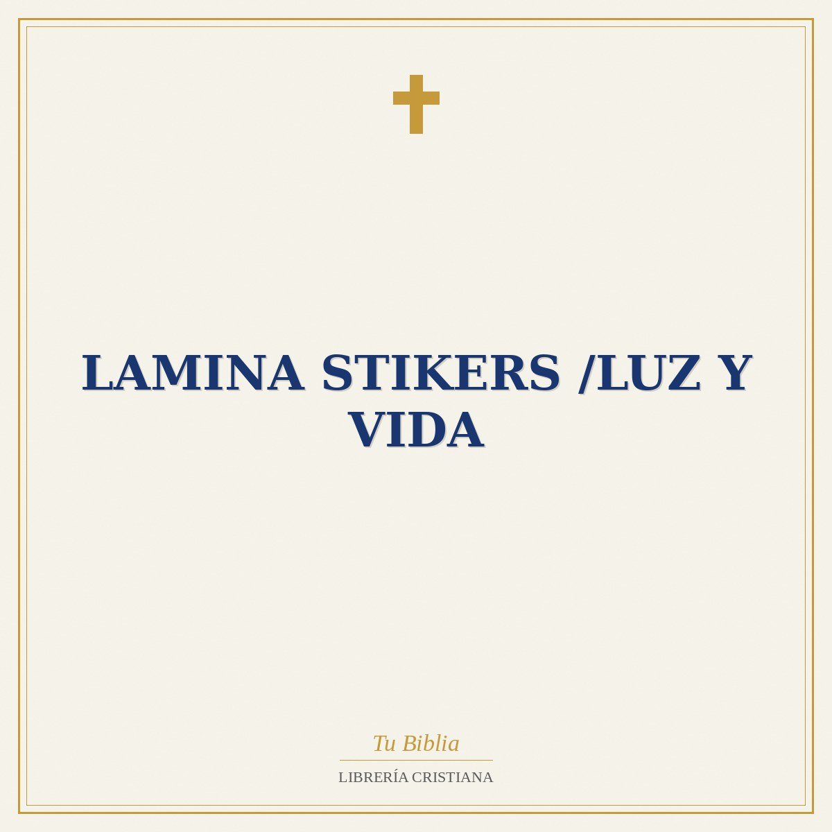 Lamina Stikers /Luz Y Vida 1 Lamina Stikers /Luz Y Vida