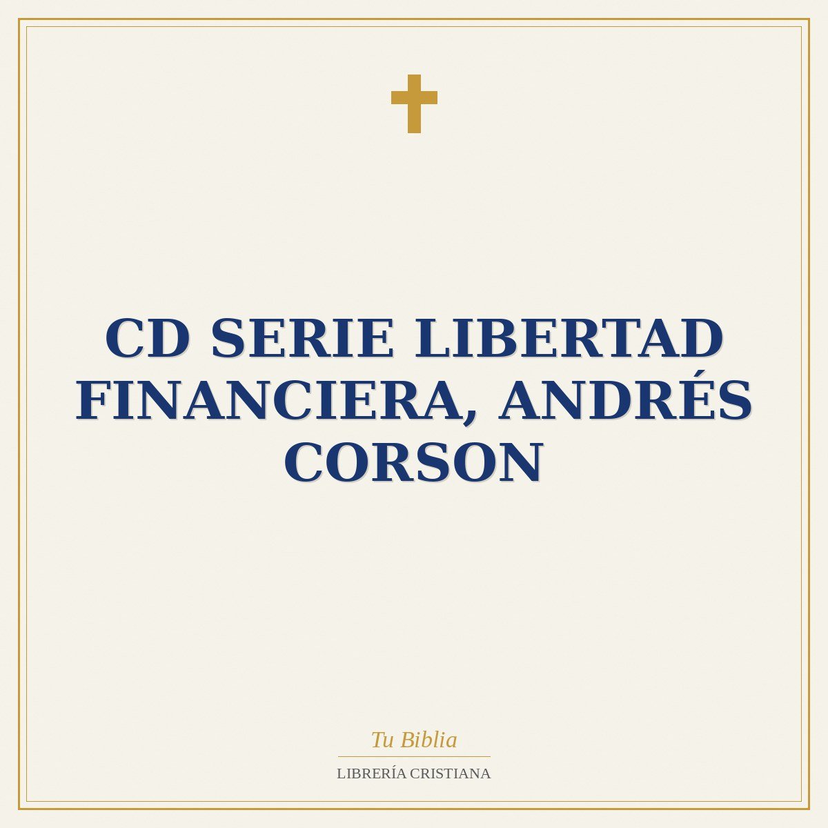 Cd Serie Libertad Financiera, Andrés Corson 1 Cd Serie Libertad Financiera, Andrés Corson