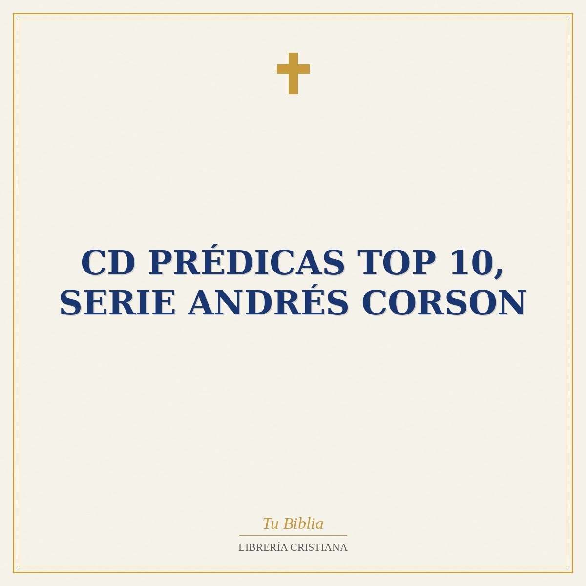Cd Prédicas Top 10, Serie Andrés Corson 1 Cd Prédicas Top 10, Serie Andrés Corson