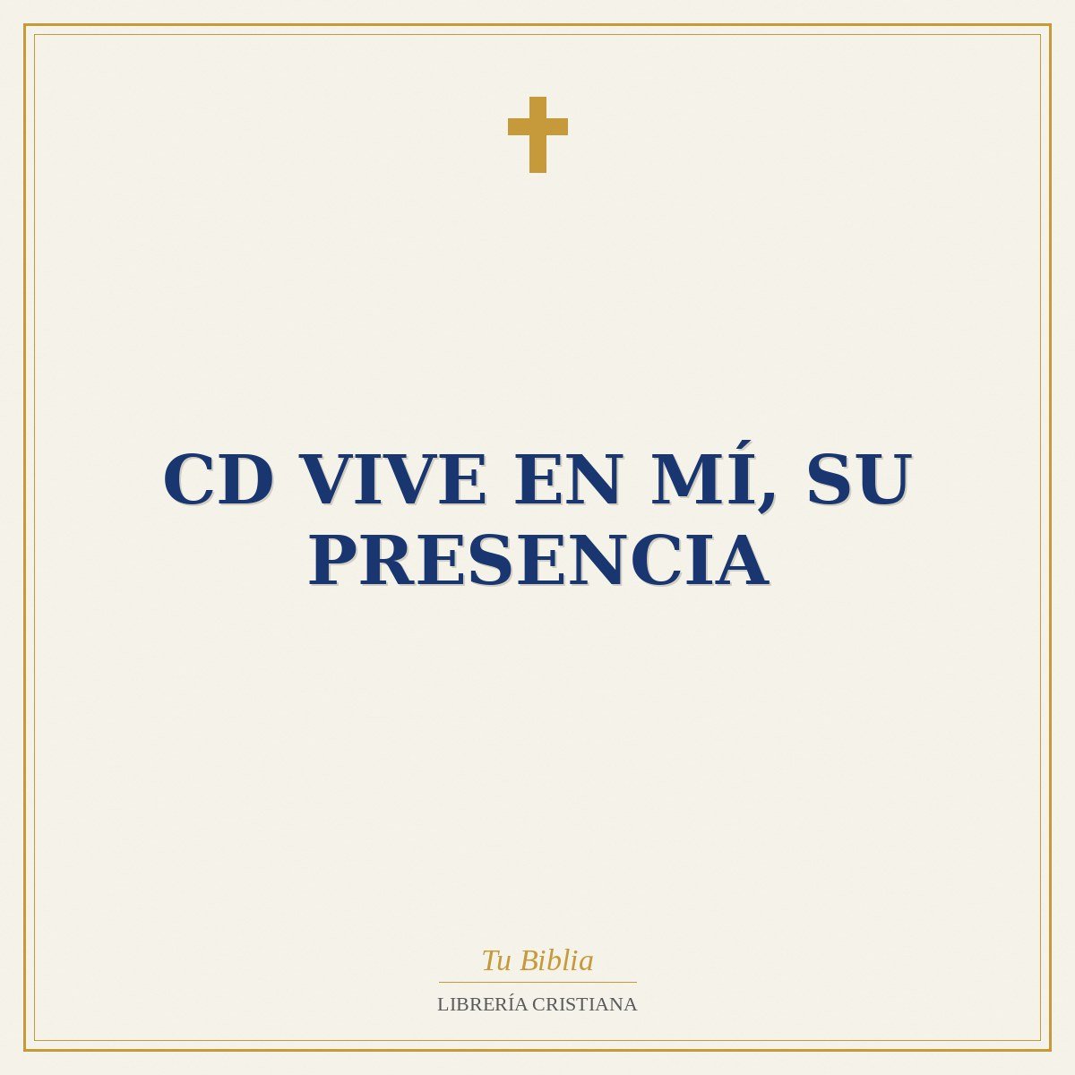 Cd Vive En Mí, Su Presencia 1 Cd Vive En Mí, Su Presencia