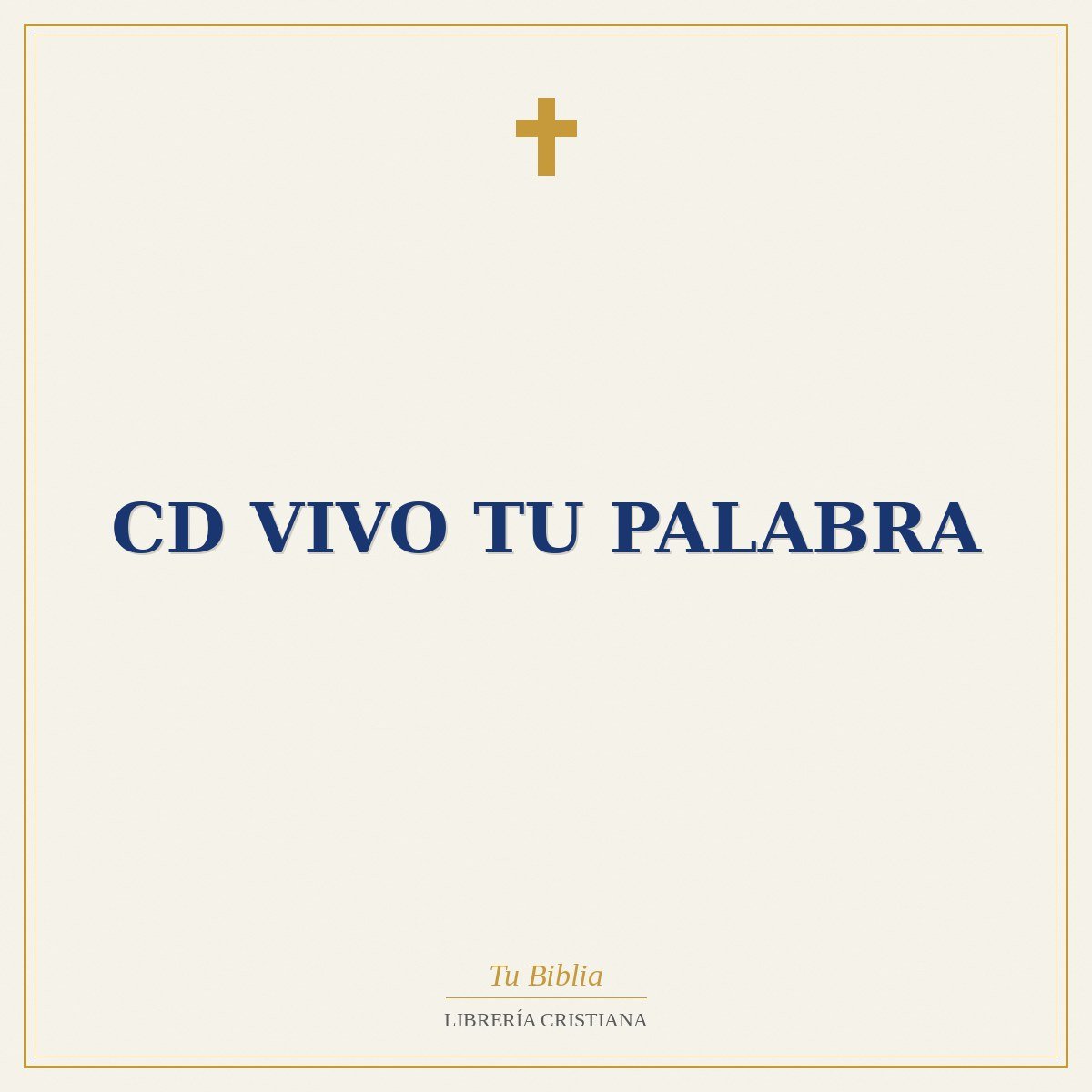 Cd Vivo Tu Palabra 1 Cd Vivo Tu Palabra