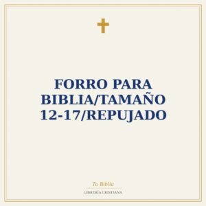 Forro Para Biblia/Tamaño 12-17/Repujado