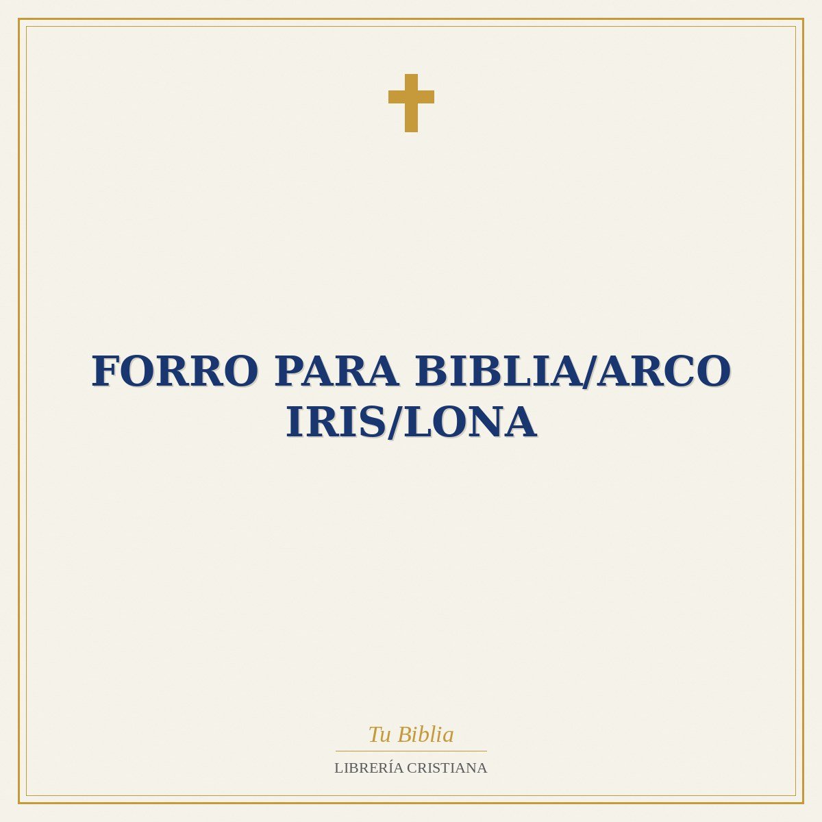 Forro Para Biblia/Arco Iris/Lona 1 Forro Para Biblia/Arco Iris/Lona