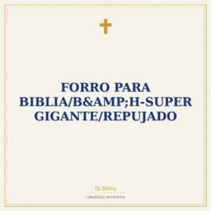 Forro Para Biblia/B&H-Super Gigante/Repujado
