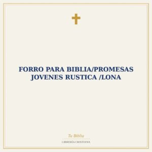 Forro Para Biblia/Promesas Jovenes Rustica /Lona