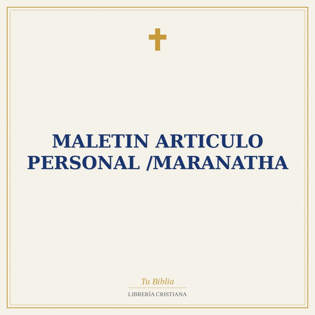 Maletin Articulo Personal /Maranatha 1 Maletin Articulo Personal /Maranatha