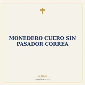 Monedero Cuero Sin Pasador Correa
