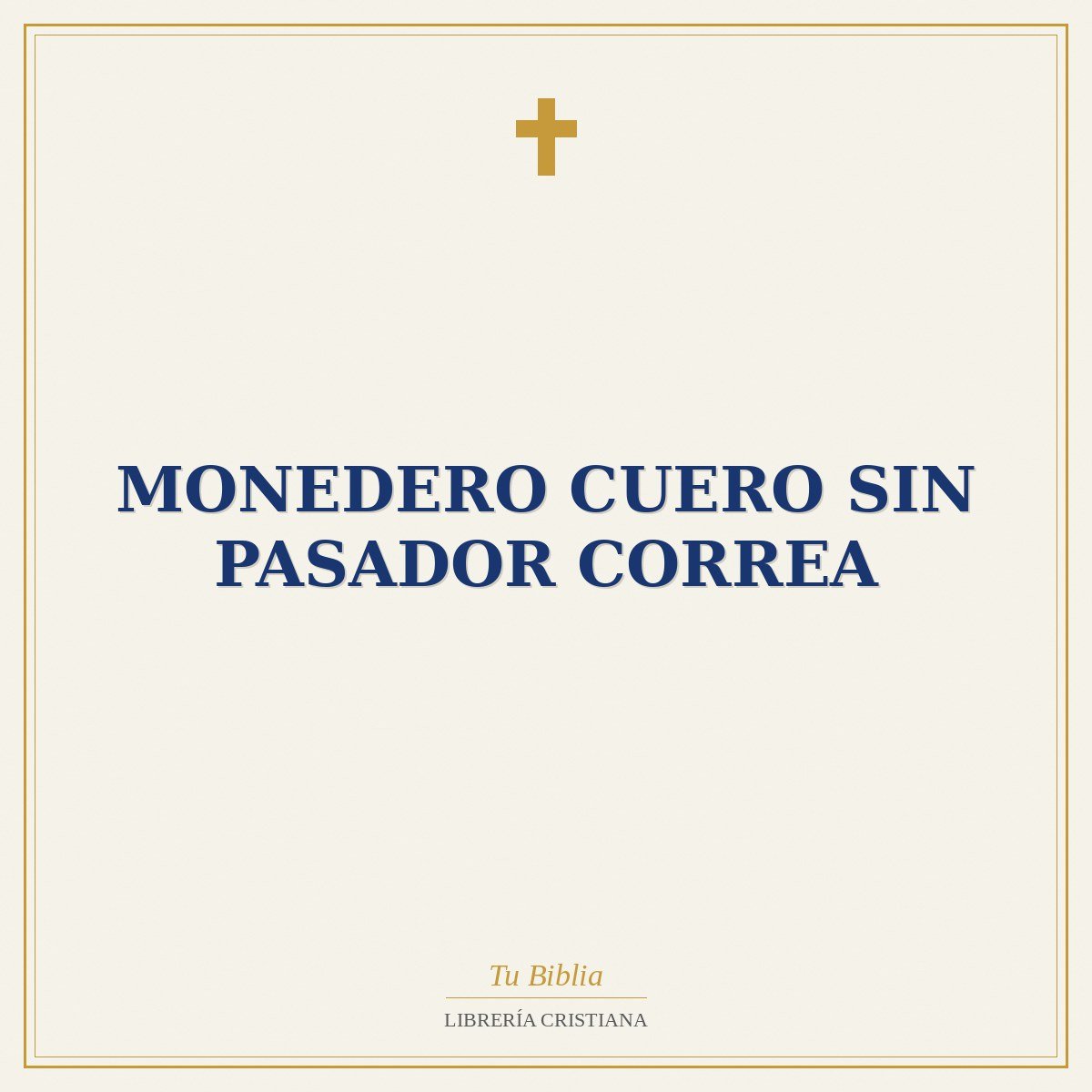 Monedero Cuero Sin Pasador Correa 1 Monedero Cuero Sin Pasador Correa