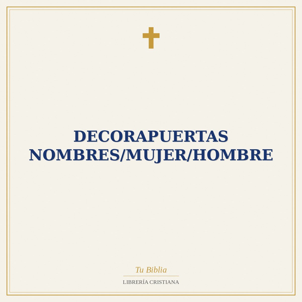 Decorapuertas Nombres/Mujer/Hombre 1 Decorapuertas Nombres/Mujer/Hombre