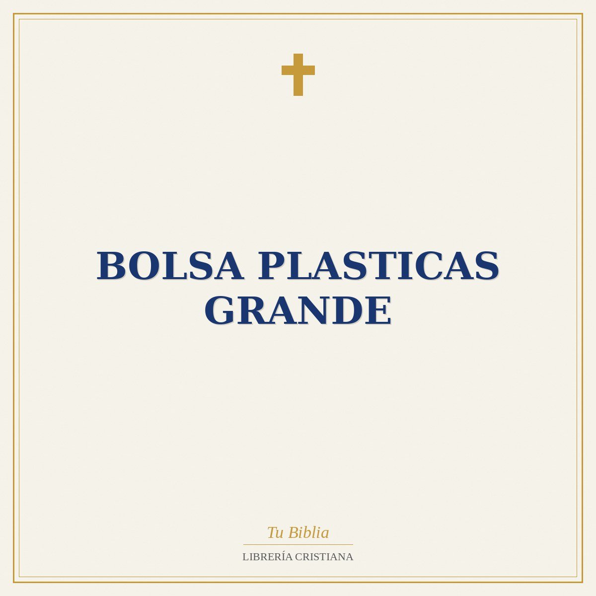 Bolsa Plasticas Grande 1 Bolsa Plasticas Grande