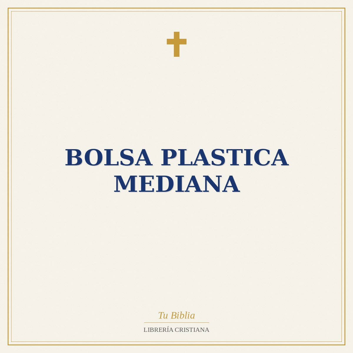 Bolsa Plastica Mediana 1 Bolsa Plastica Mediana