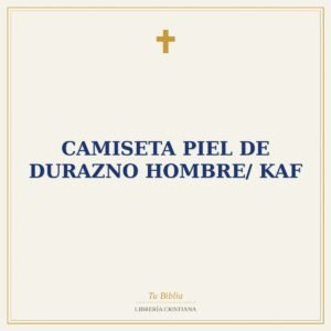 Camiseta Piel De Durazno Hombre/ Kaf