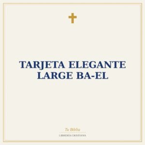 Tarjeta Elegante Large BA-EL