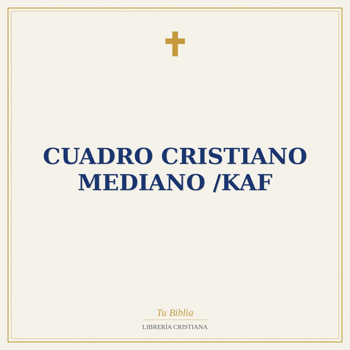 Cuadro Cristiano Mediano /Kaf 1 Cuadro Cristiano Mediano /Kaf